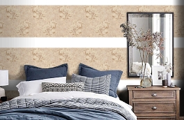 Обои 95977-5 фото в интерьере спальни превью