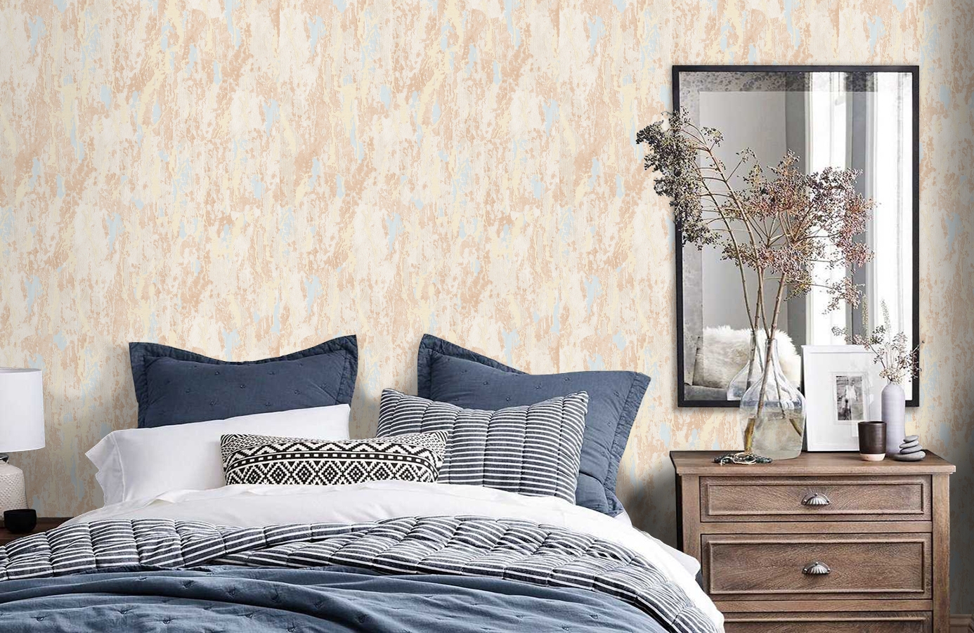 Обои 102205 фото в интерьере спальни