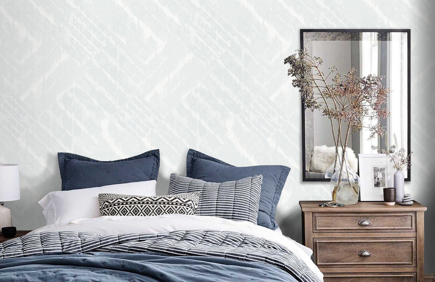 Обои 104603 фото в интерьере спальни