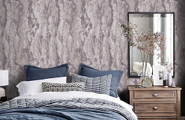 Обои 38381-04 фото в интерьере спальни превью