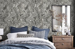 Обои 190602 фото в интерьере спальни превью