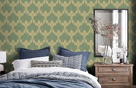 Обои 5011-7 фото в интерьере спальни превью