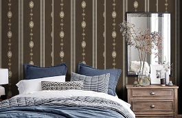 Обои 5051-6 фото в интерьере спальни превью