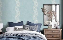 Обои 5059-5 фото в интерьере спальни превью