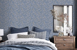 Обои 84214-9 фото в интерьере спальни превью