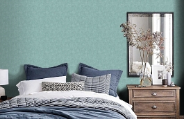 Обои 84217-9 фото в интерьере спальни превью