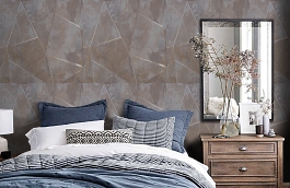 Обои 84264-5 фото в интерьере спальни превью