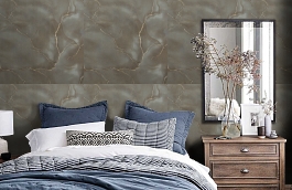 Обои 84267-5 фото в интерьере спальни превью