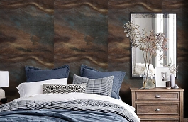 Обои 84273-6 фото в интерьере спальни превью