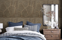 Обои 84274-4 фото в интерьере спальни превью