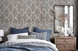 Обои 84275-4 фото в интерьере спальни превью