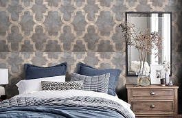 Обои 84275-5 фото в интерьере спальни превью