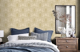 Обои K99053 фото в интерьере спальни превью