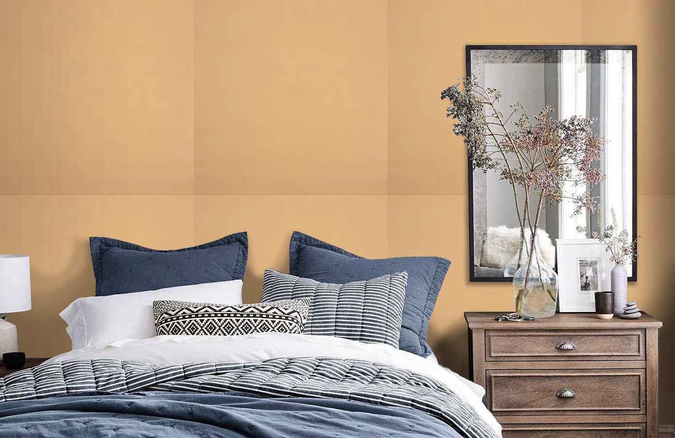 Обои 8004 фото в интерьере спальни Обои 8004 фото в интерьере спальни