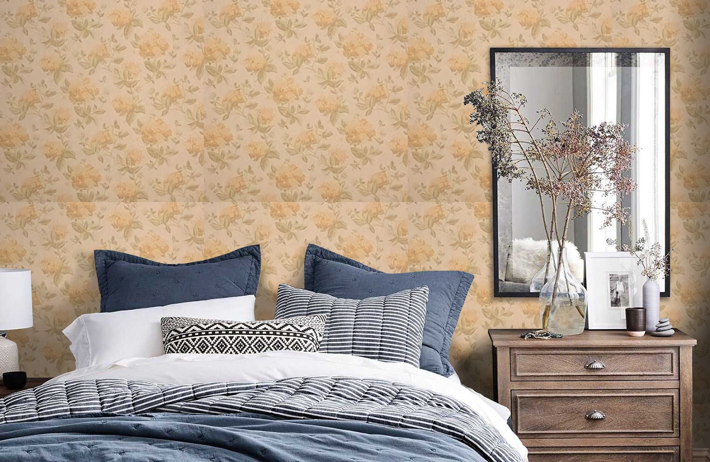 Обои 8007 фото в интерьере спальни Обои 8007 фото в интерьере спальни