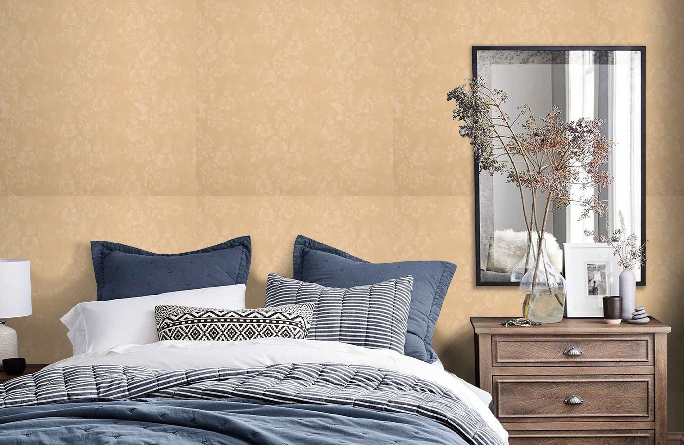 Обои 8018 фото в интерьере спальни Обои 8018 фото в интерьере спальни