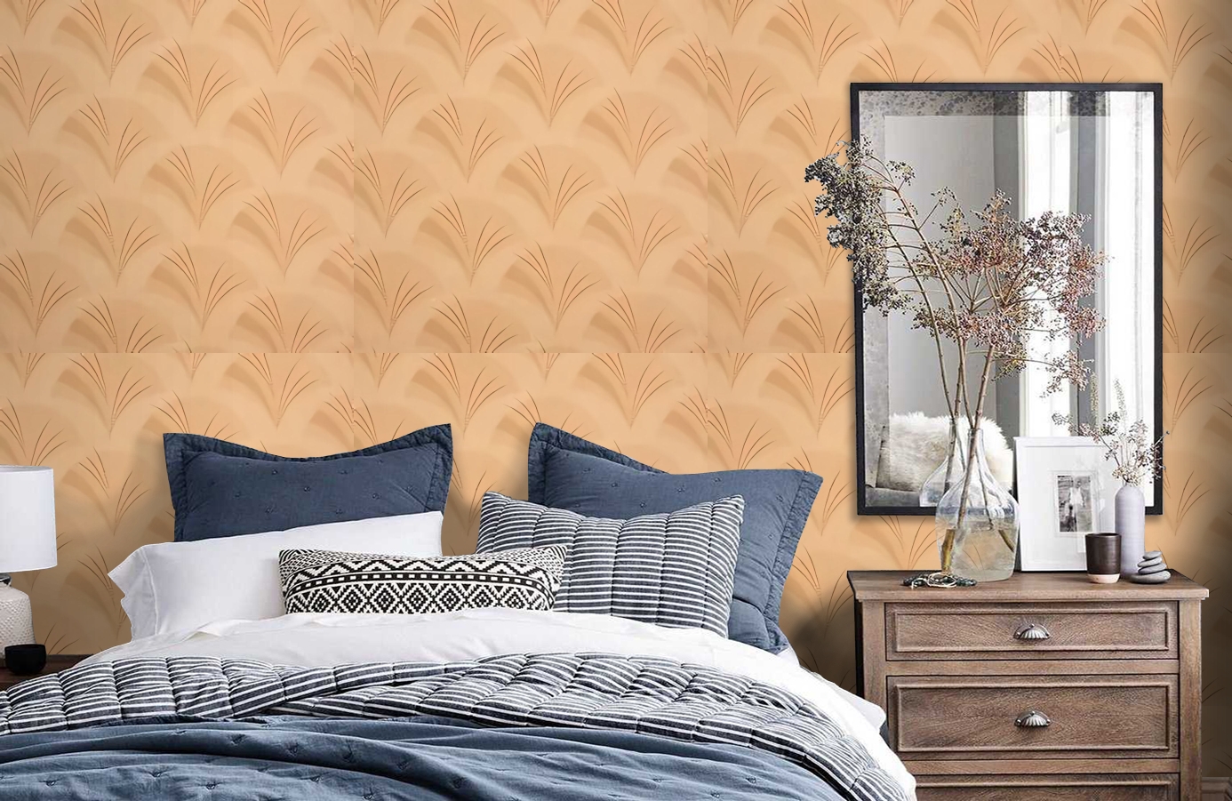 Обои 8036 фото в интерьере спальни Обои 8036 фото в интерьере спальни