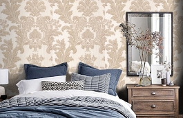 Обои 1001-8 фото в интерьере спальни превью