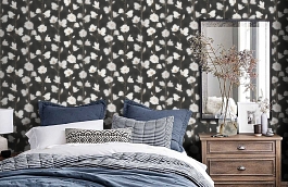 Обои 3D1201 фото в интерьере спальни превью