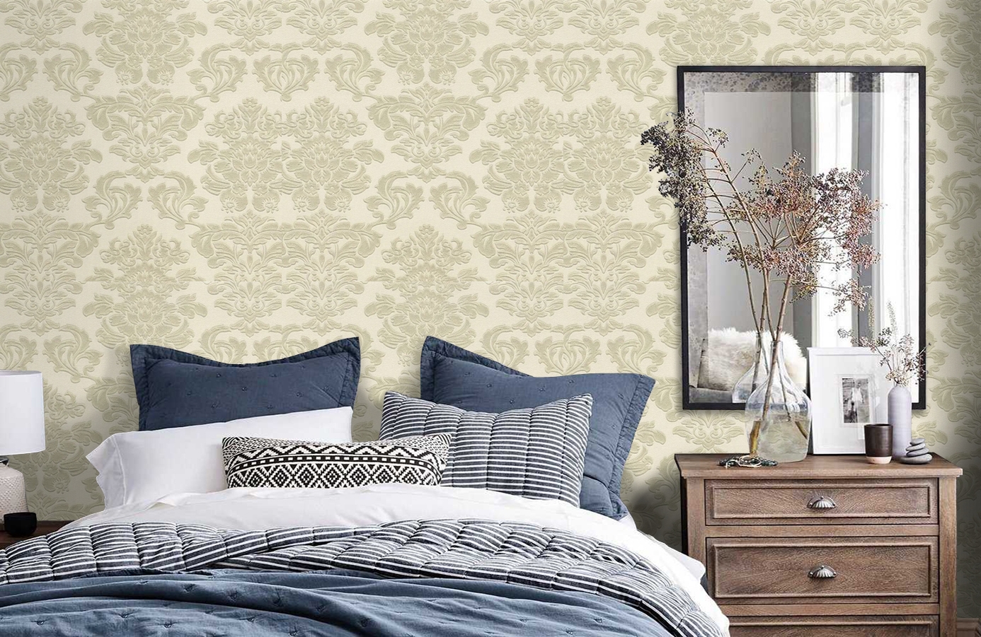 Обои 72848 фото в интерьере спальни