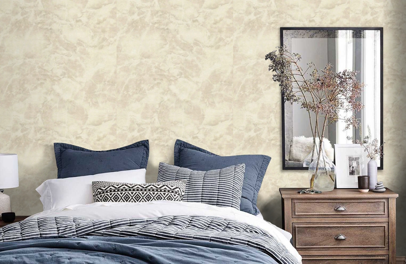 Обои 72856 фото в интерьере спальни