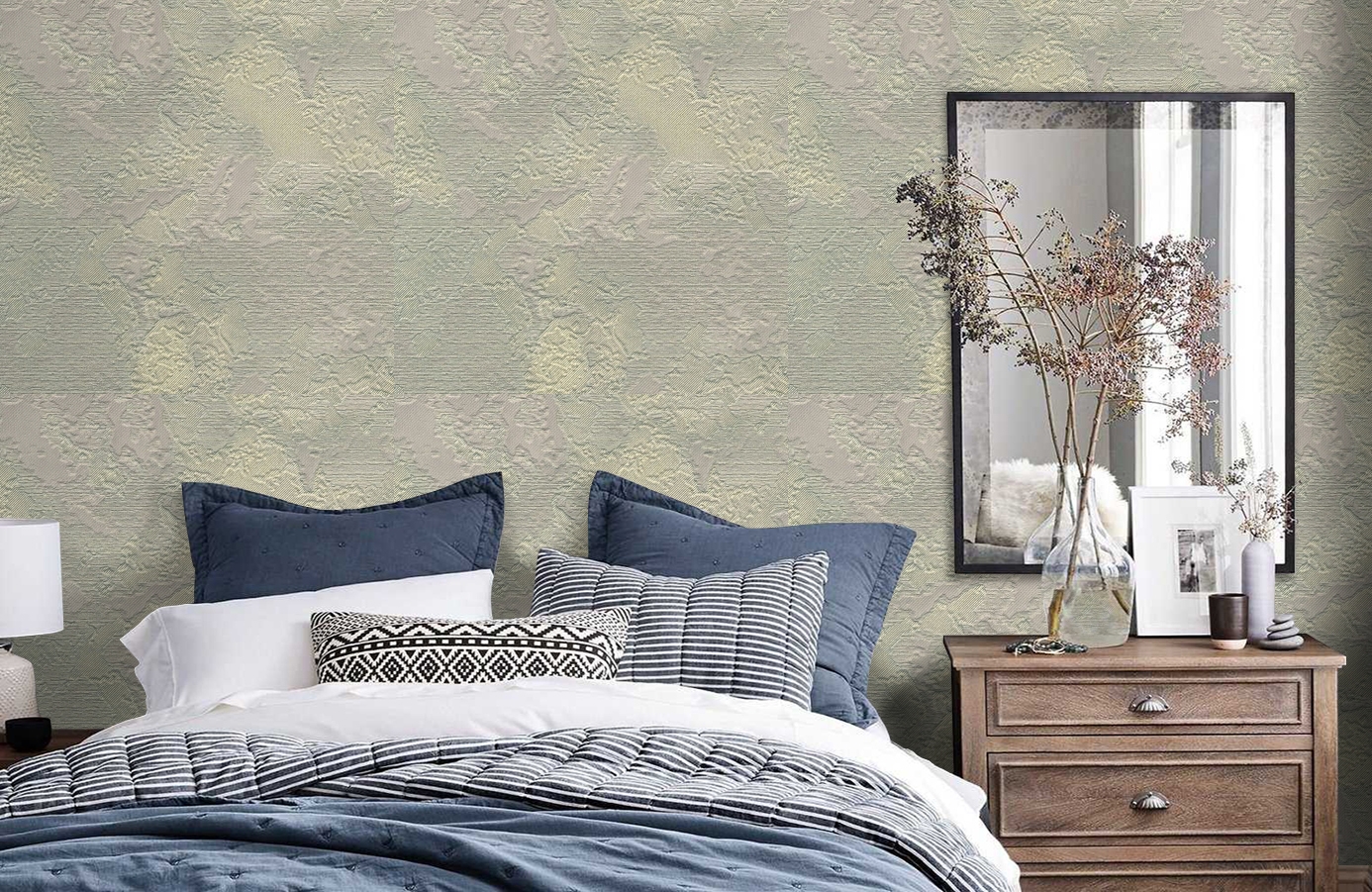 Обои 81550 фото в интерьере спальни