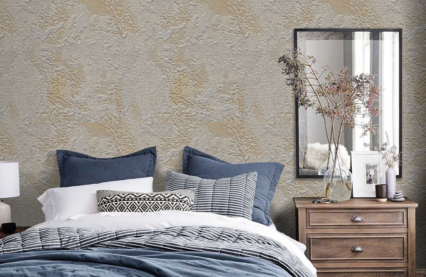 Обои 81553 фото в интерьере спальни