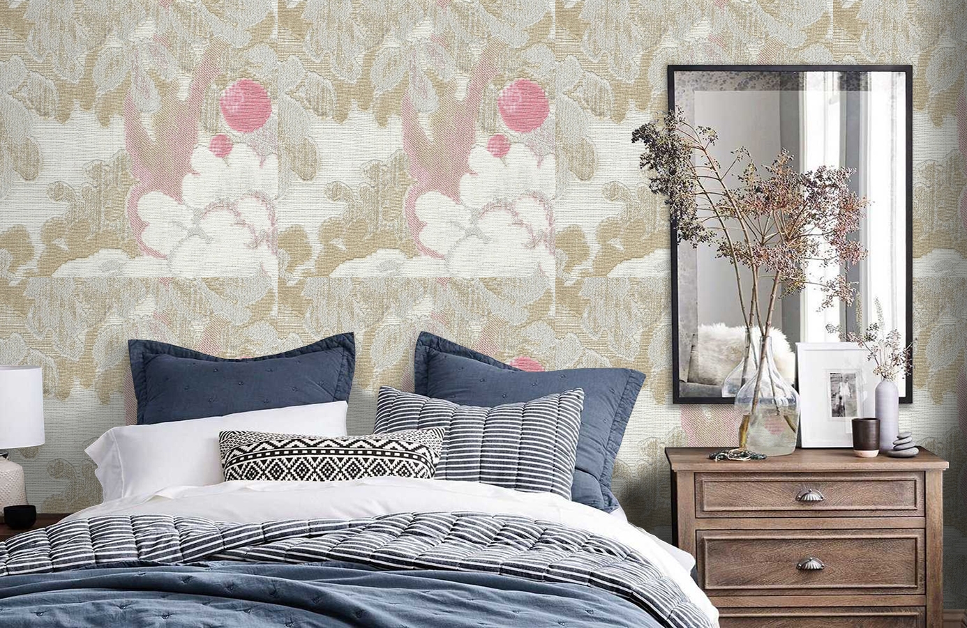 Обои 81693 фото в интерьере спальни