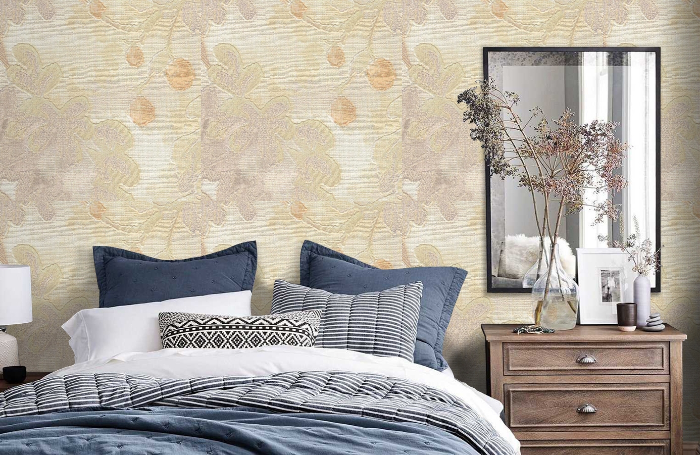 Обои 81694 фото в интерьере спальни