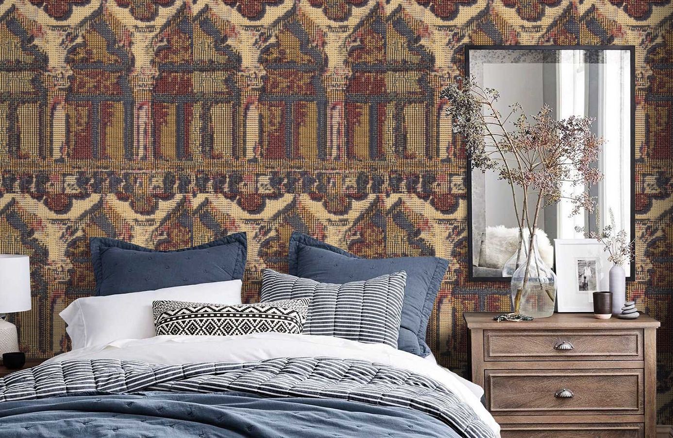 Обои 81730 фото в интерьере спальни