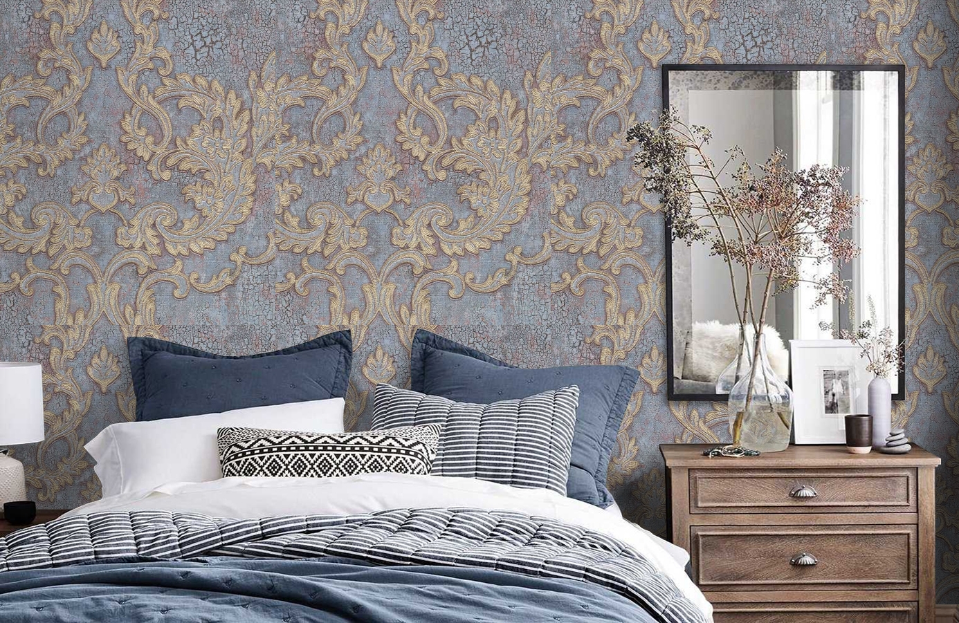 Обои 81808 фото в интерьере спальни