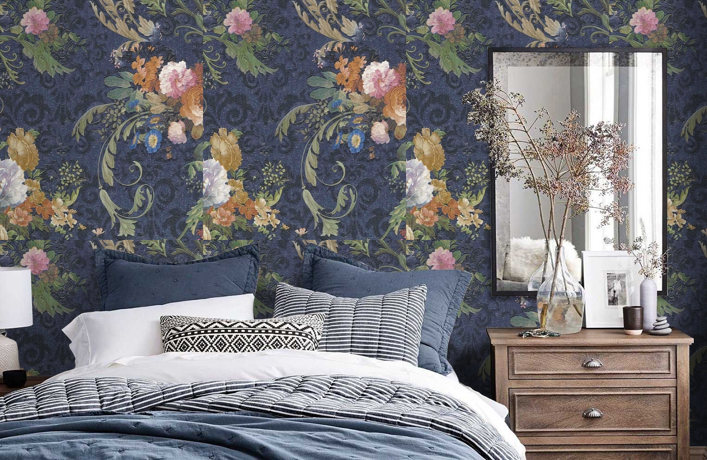 Обои 81823 фото в интерьере спальни