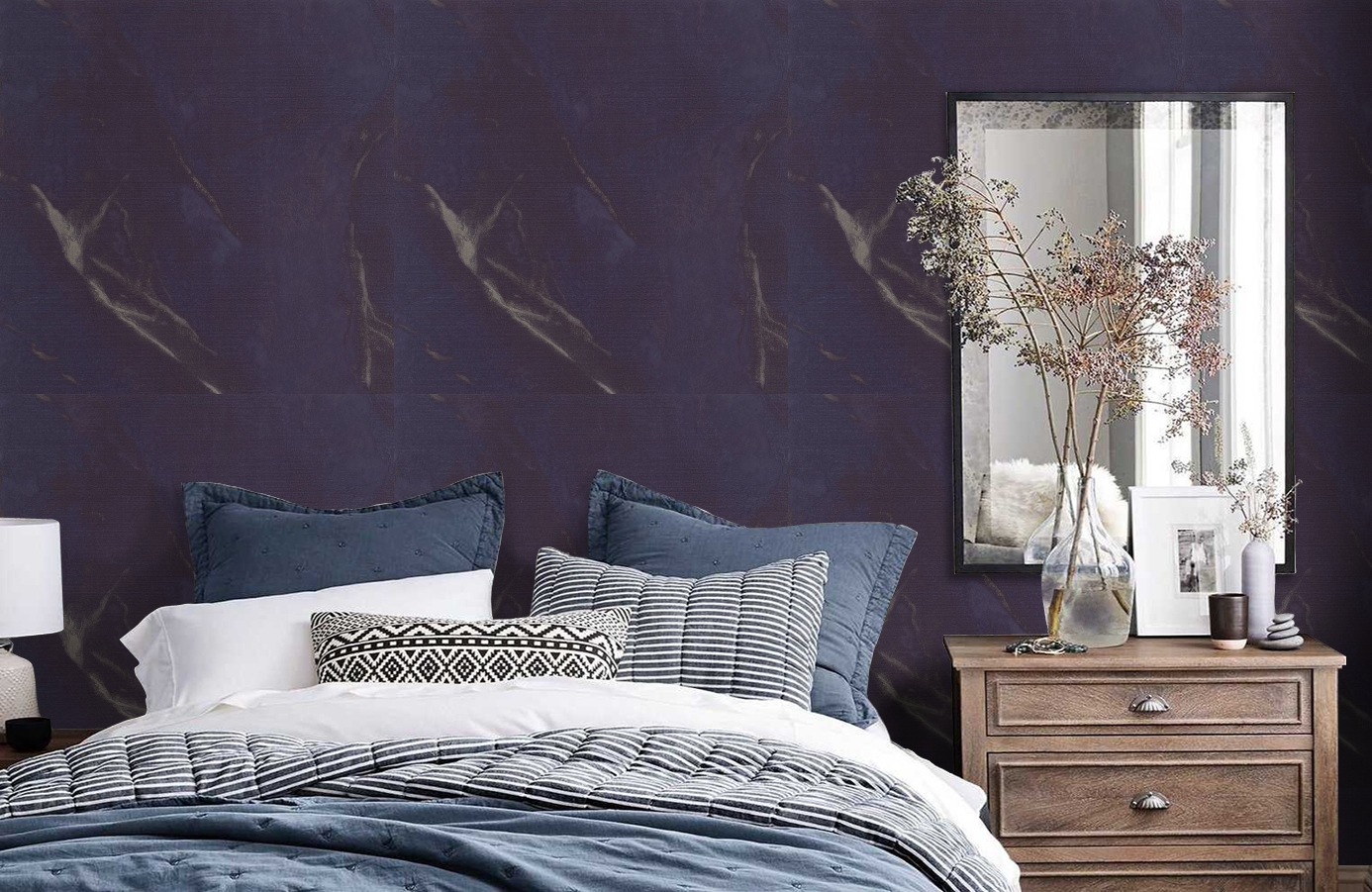 Обои 82228 фото в интерьере спальни