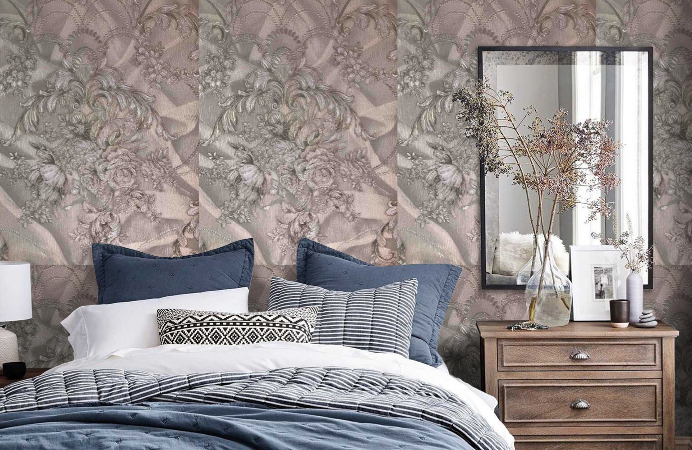 Обои 82407 фото в интерьере спальни