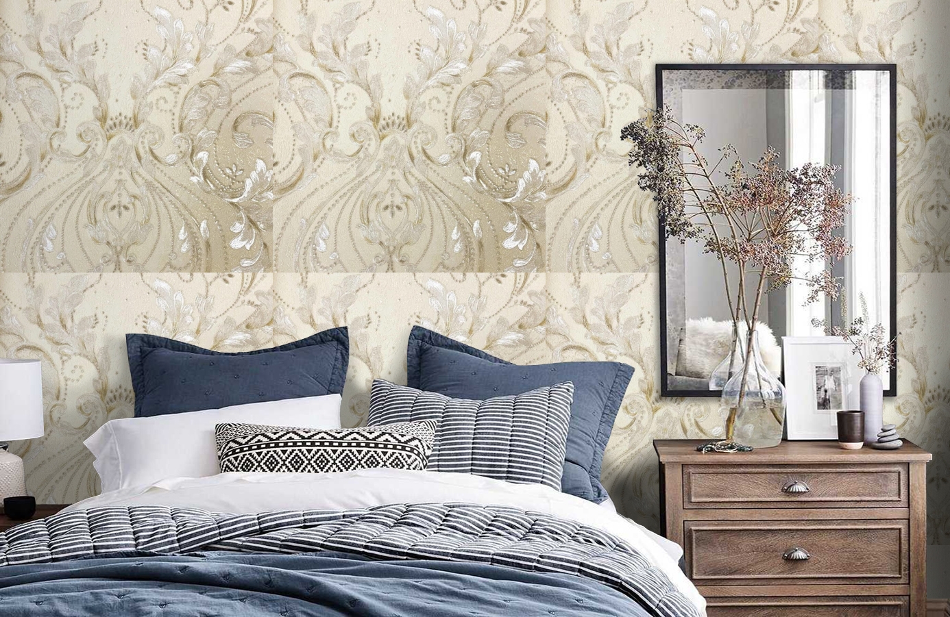 Обои 82440 фото в интерьере спальни