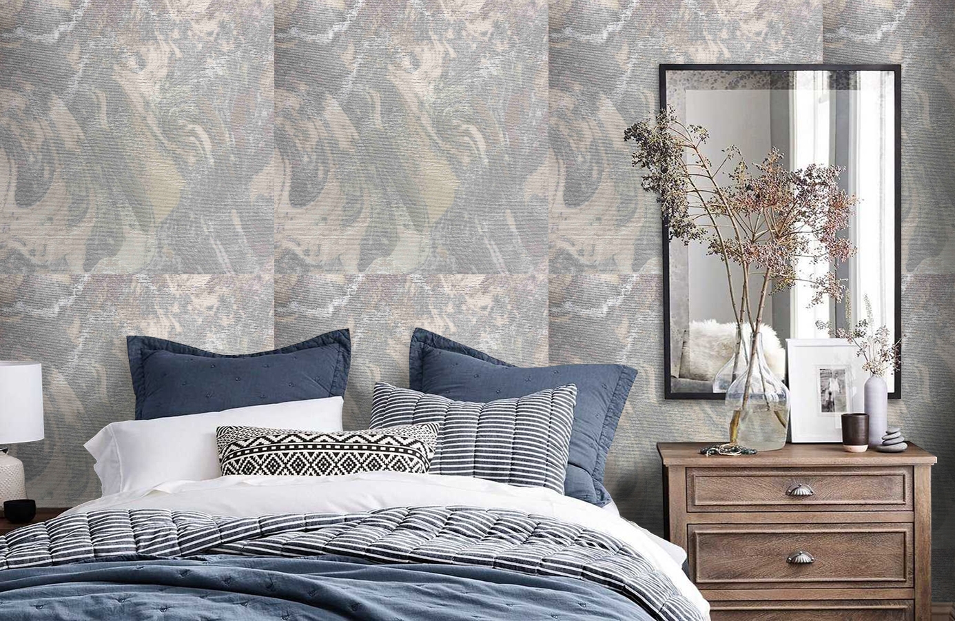 Обои 82458 фото в интерьере спальни