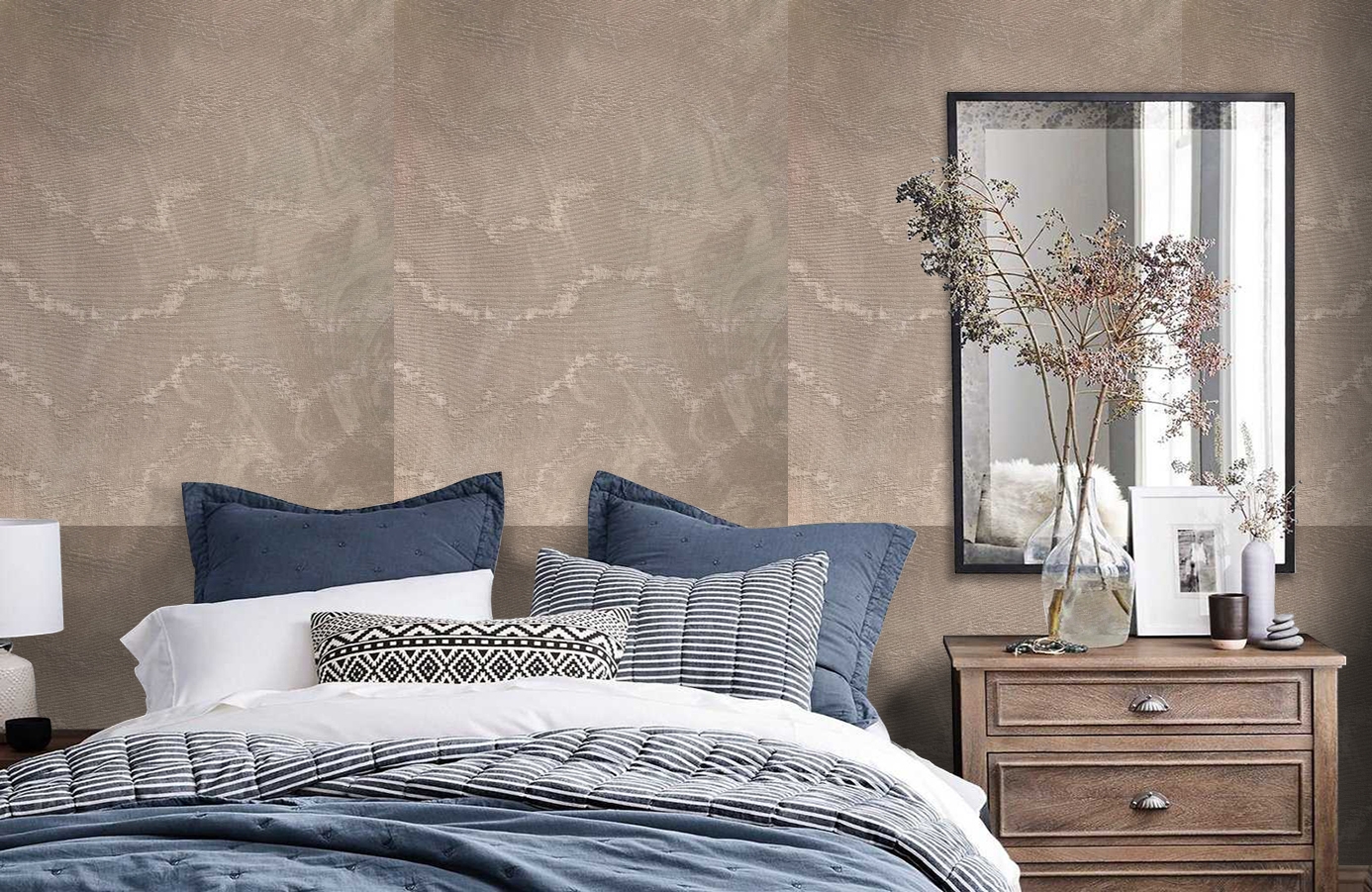 Обои 82467 фото в интерьере спальни