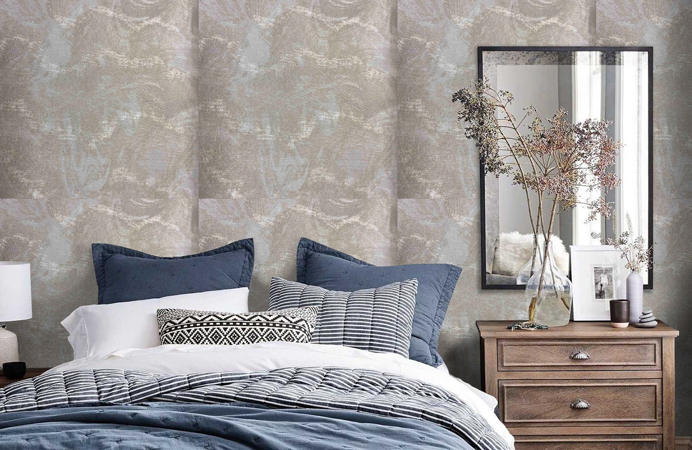 Обои 82469 фото в интерьере спальни