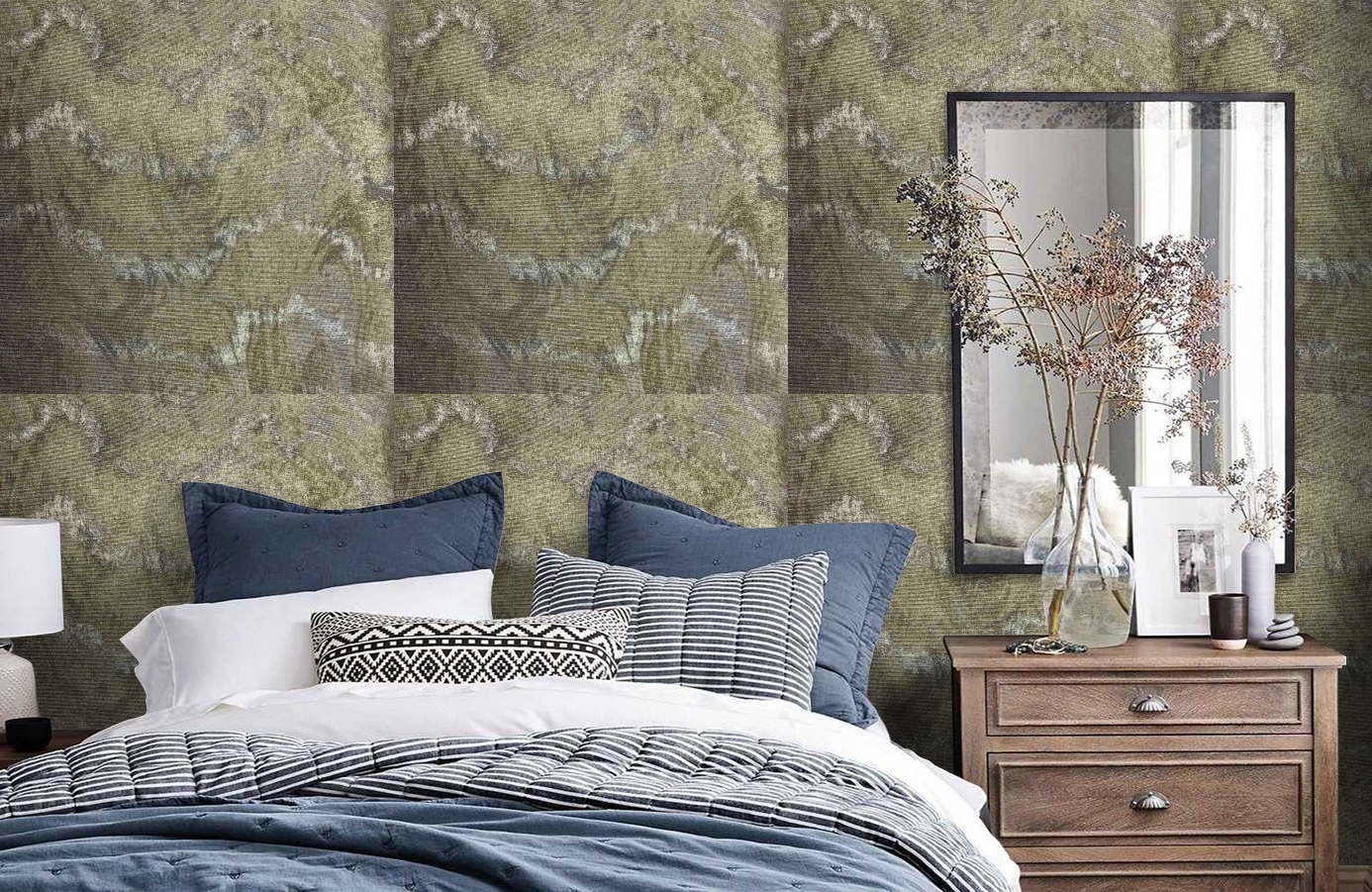 Обои 82470 фото в интерьере спальни