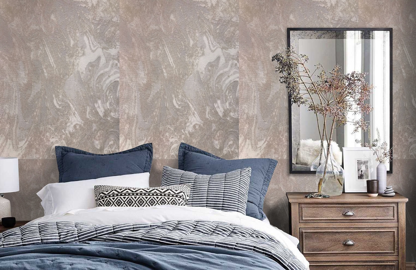 Обои 82471 фото в интерьере спальни