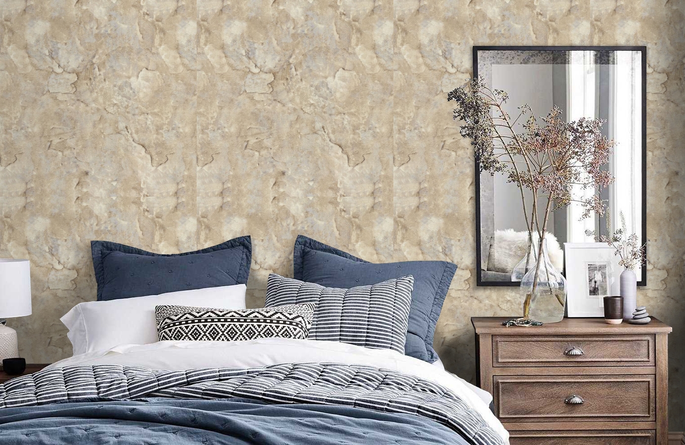 Обои 82608 фото в интерьере спальни