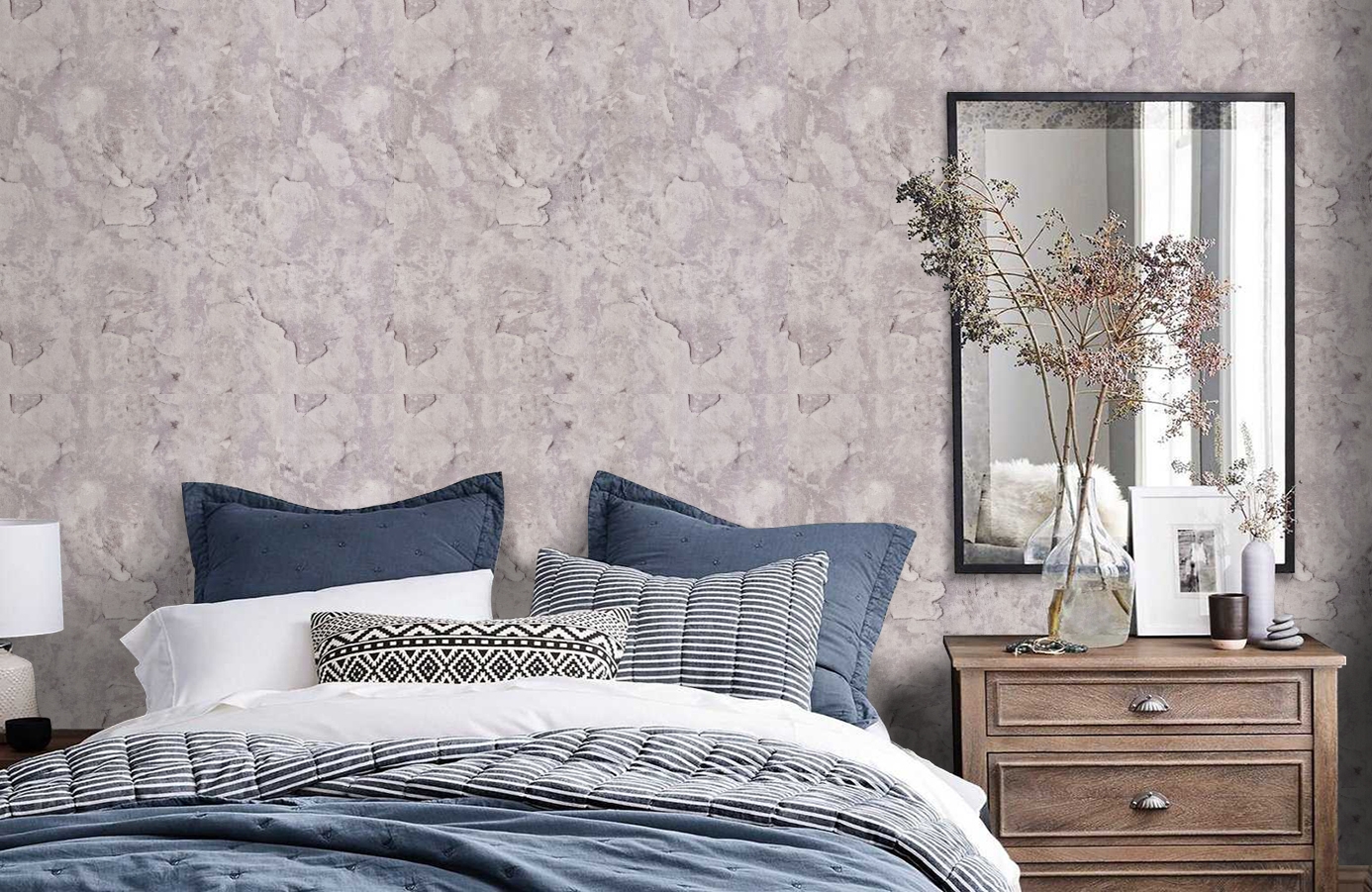 Обои 82662 фото в интерьере спальни