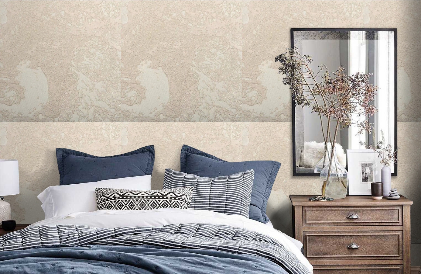 Обои 82696 фото в интерьере спальни