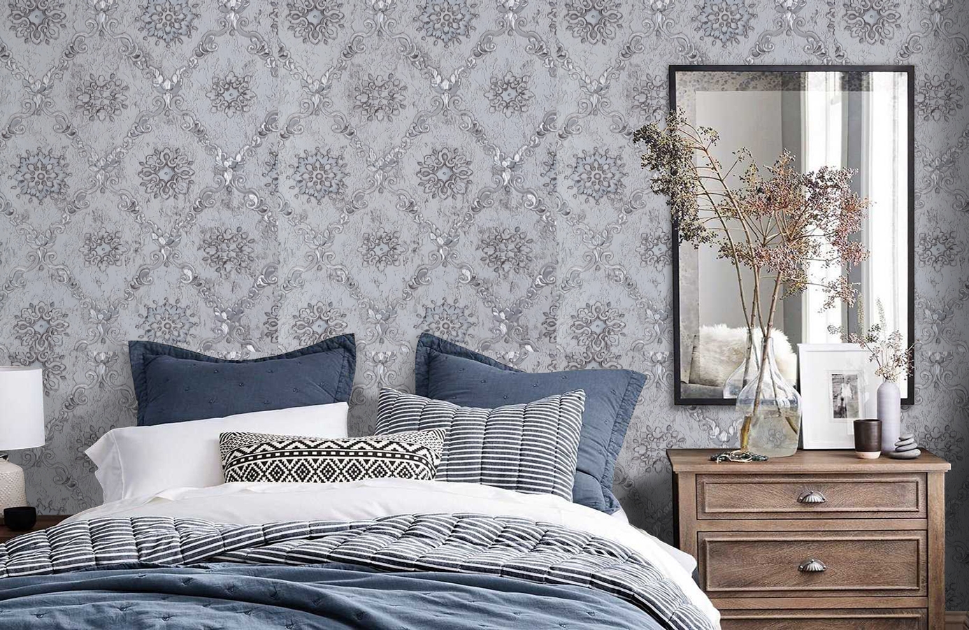 Обои 82826 фото в интерьере спальни