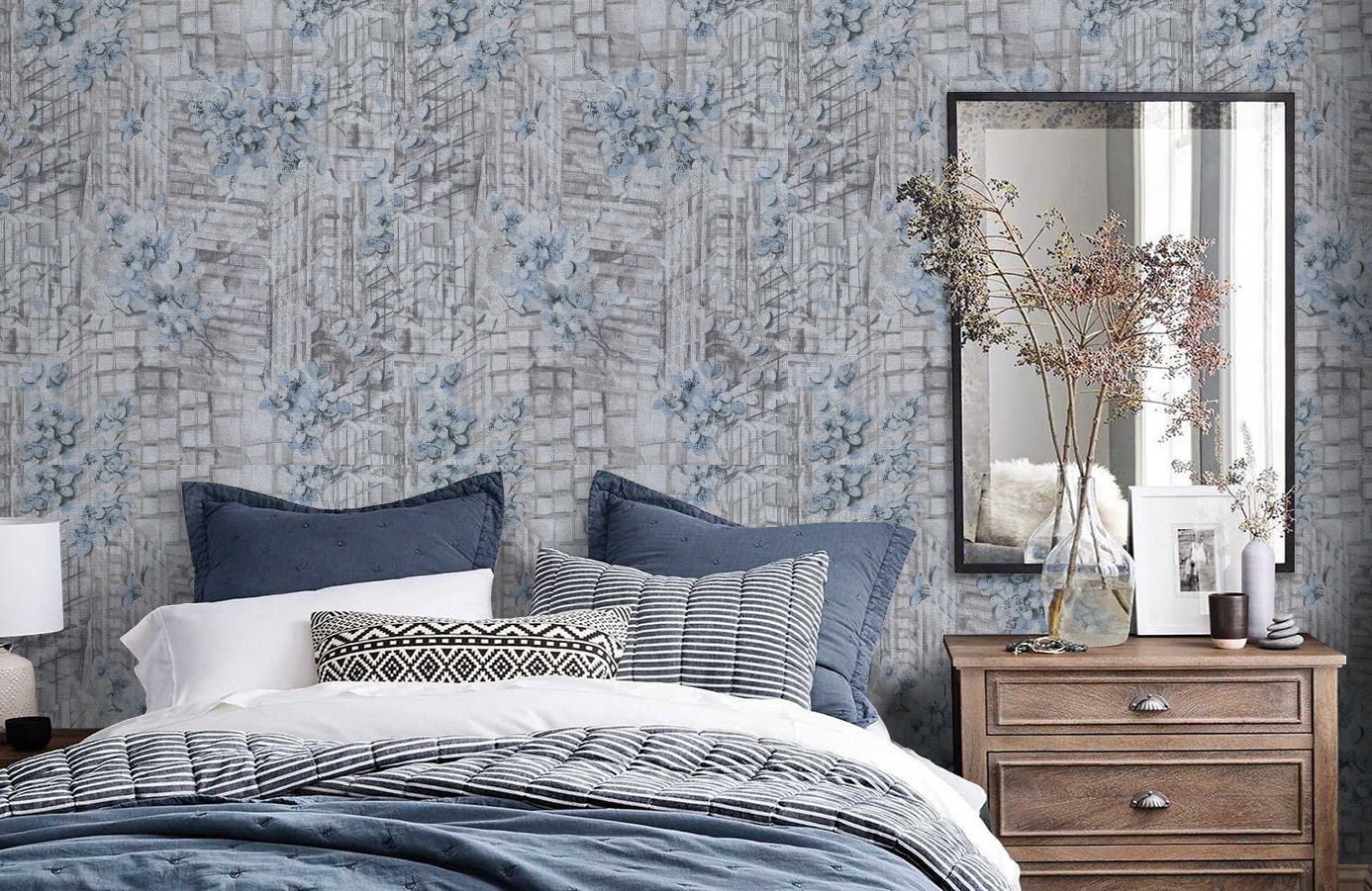 Обои 83263 фото в интерьере спальни Обои 83263 фото в интерьере спальни