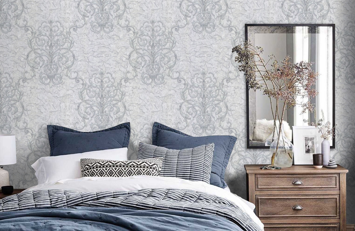 Обои 83310 фото в интерьере спальни