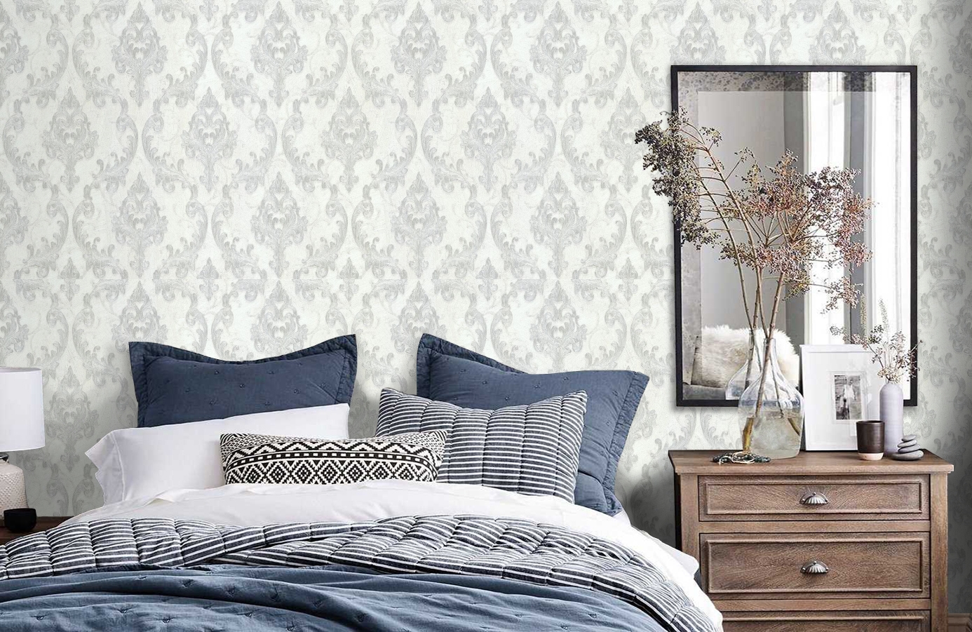 Обои 83338 фото в интерьере спальни