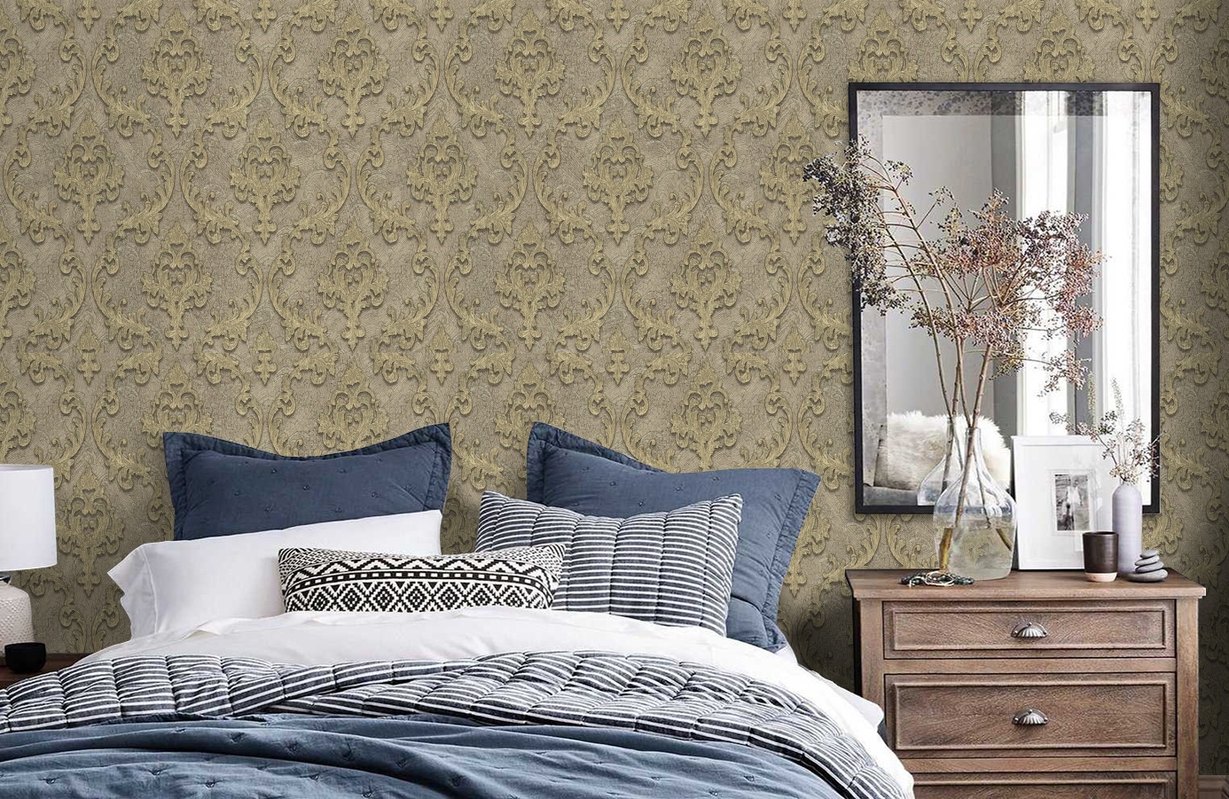 Обои 83340 фото в интерьере спальни