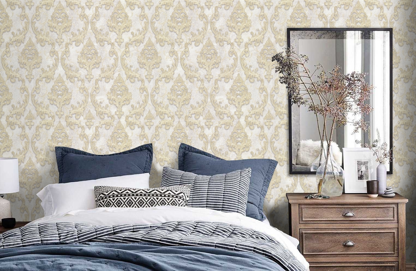 Обои 83341 фото в интерьере спальни