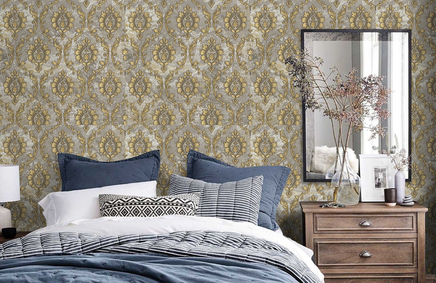 Обои 83652 фото в интерьере спальни